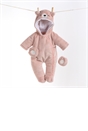 Ivy & Lily Cosy Bear Onesie Pink 43cm