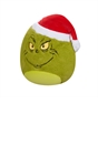 Original Squishmallows Fuzz-A-Mallows Dr. Seuss 12-Inch Grinch in Santa Hat Plush