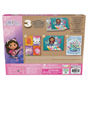 Dreamworks Gabby's Dollhouse Wooden Puzzle 3 Pack and Storage Tray