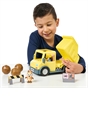 Bluey's Dump Truck With Exclusive Hard-Hat Bluey and Muddy Bingo Figures