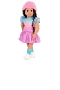 Our Generation Lovely Hearts 18-inch Doll Heart-Print Dress Outfit