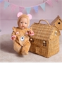 Ivy & Lily Bear Romper with Hat 43cm