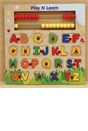 Play & Learn Alphabet Wooden Puzzle with Abacus