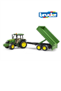 Bruder 1:16 John Deere 5115M Tractor with Tipping Trailer