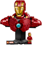 LEGO Marvel Iron Man MK4 Bust Set for Adults 76327