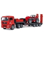 Bruder MAN TGA Semi-Trailer Truck with Manitou Telehandler Toy