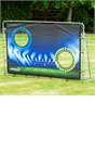 6 x 4ft 2-in-1 Metal Football Goal with Target Panel