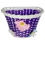 Purple Front Bike Basket