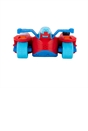 MARVEL Spidey and His Amazing Friends Spidey Team Split Racer - 8.5-Inch Three-in-One Vehicle with Web Darts, Sound Effects, and Phrases