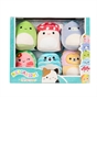 Squishmallows Original Micromallows 6-Pack – Cortez Caterpillar, Dane Dragon, Floyd French Fries, Lena Guava Fruit, Leonard Lion, Noah Seal