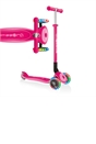 Globber PRIMO FOLDABLE PLUS LIGHTS Scooter Fuchsia Pink