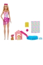 Barbie Puppy Pool Party Aloha Blonde Hair