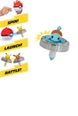 Pokémon Squirtle Battle Spinner Pack - Battle Spinner with Poké Ball Spinner Launcher