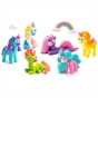 Hey Clay Rainbow Unicorns Set