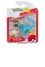 Pokémon Battle Figure 3 Pack - Features 2-Inch Litleo and Mankey and 3-Inch Vaporeon Battle Figures