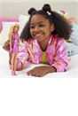 Barbie Fashionistas Doll 230 with Blonde Hair & Metallic Pink Minidress