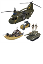 Soldier Force Military Vehicles Playset