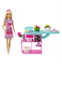 Barbie Career Florist Playset With Blonde Doll, Dough, Vases And More