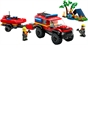 LEGO® City 4x4 Fire Engine with Rescue Boat Toy 60412