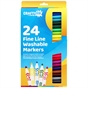 Crafty Co. Fine Tip Washable Markers 24 Pack