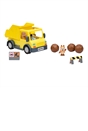 Bluey's Dump Truck With Exclusive Hard-Hat Bluey and Muddy Bingo Figures