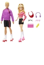 Barbie and Ken Rollerskate Set