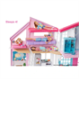 Barbie Malibu House with 6 Rooms and 25 Accessories