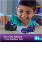 Fisher-Price DC Batwheels Light-Up 1:55 Scale Toy Cars, Bam The Batmobile & Buff