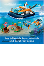 LEGO® City Explorer Diving Boat 60377 Building Toy Set (182 Pieces)