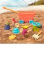 Battat Wagon & Beach Toys Wavy-Wagon Red