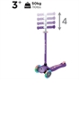 Globber PRIMO PLUS LIGHTS Purple Scooter