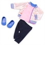 Our Generation Love to Shine Shiny Pink Rainbow Bomber Jacket for 18" Dolls