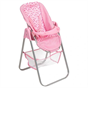 Pink Spot Print Doll's High Chair