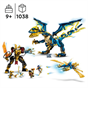 LEGO® NINJAGO® Elemental Dragon vs. The Empress Mech 71796 Building Toy Set (1,038 Pieces)