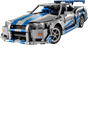 LEGO® Technic 2 Fast 2 Furious Nissan Skyline GT-R (R34) Car Model Kit 42210