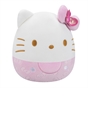 Squishmallows Original Sanrio 8-Inch 50th Anniversary Pink Embossed Hello Kitty Plush