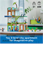 LEGO® City Apartment Building 60365 Building Toy Set (688 Pieces)