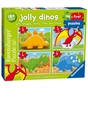 Ravensburger My First Puzzle, Jolly Dinos (2, 3, 4 & 5 piece) Jigsaw Puzzles