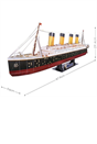 Titanic 3D Puzzle with Lights