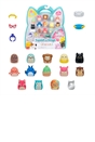 Squish-a-longs by Original Squishmallows 14 Pack - Series 1 - (14) 1” Mini-Squish with 4 Accessories, Ring, and Collector’s Guide - Collect, Trade, & Play