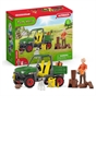 schleich Farm World 42659 Working in the Forest Set