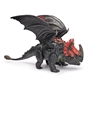 Dreamworks Dragons, How to Train Your Dragon, World of Berk: Red Death Chomping Rampage, 28-cm Toy Dragon with Exclusive Toothless Figurine for Ages 4 & up