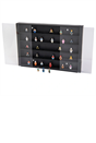 5-Level Minifigurine Display Case with LED Lights