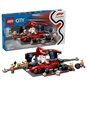 LEGO® City F1® Pit Stop & Pit Crew with Ferrari Car Racing Vehicle Toy 60443