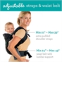 Infantino Flip Advanced 4-in-1 Black Denim Baby Carrier