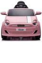 Fiat 500e Car 7.2V Electric Ride On Pink
