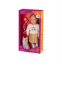 Our Generation Melena & Mittens 18-inch Doll & Pet Cat Plush Set