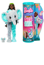 Barbie Cutie Reveal Doll with Elephant Plush Costume and 10 Surprises