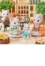 Sylvanian Families Latte Cat Family