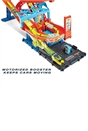 Hot Wheels City Roller Coaster Rally with 5 Diecast Vehicles